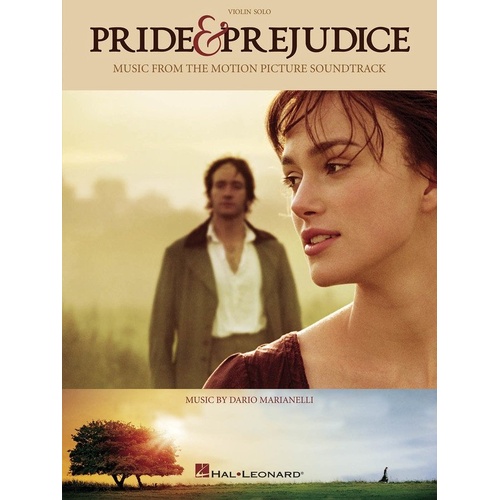 Pride & Prejudice Violin Music Book by Hal Leonard - 9 Selections from Dario Marianelli's Score, 16 Pages