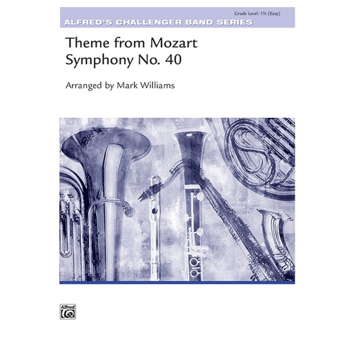Theme from Mozart Symphony No. 40 for Concert Band Grade 1.5