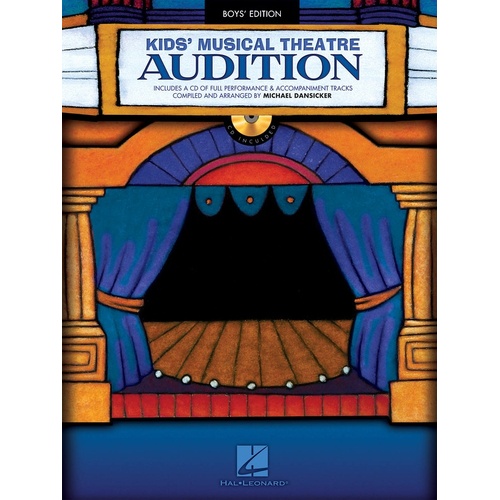 Kids Musical Theatre Audition Boys Ed Book/CD (Softcover Book/CD)