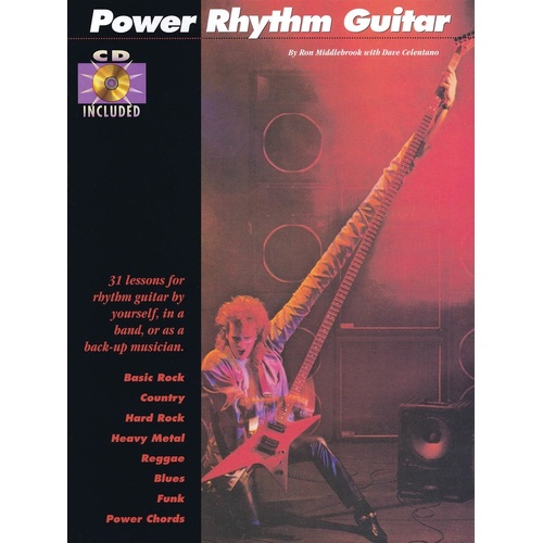 Power Rhythm Guitar Guitar TAB Book/CD (Softcover Book/CD)