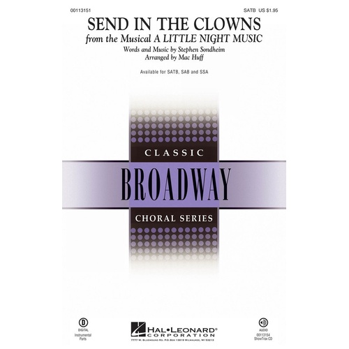 Send In The Clowns ShowTrax CD (CD Only)