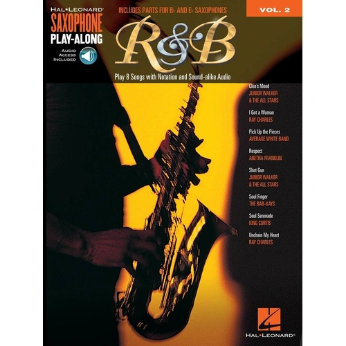 R&B Saxophone Play-Along Volume 2 BK/OLA by Hal Leonard