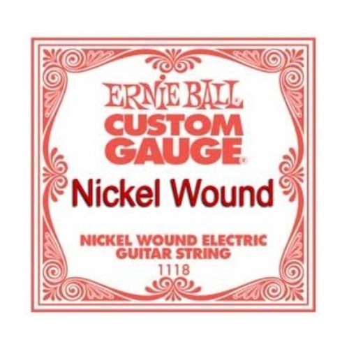 Ernie Ball 1132 Single Guitar String Plain Steel 0.032 Acous/Elec