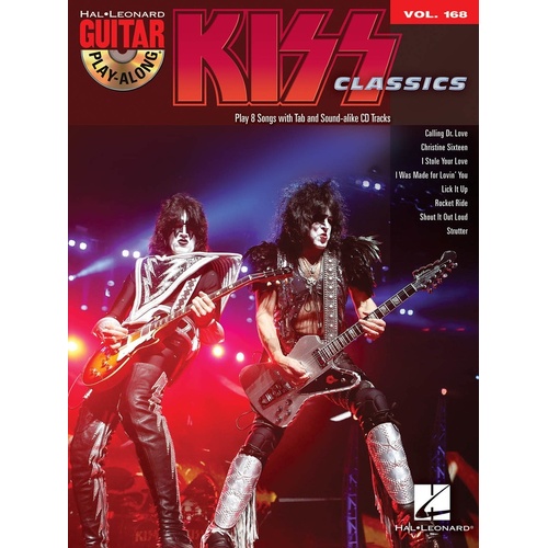 Kiss Guitar Playalong V168 Bl/Online Audio (Softcover Book/Online Audio)