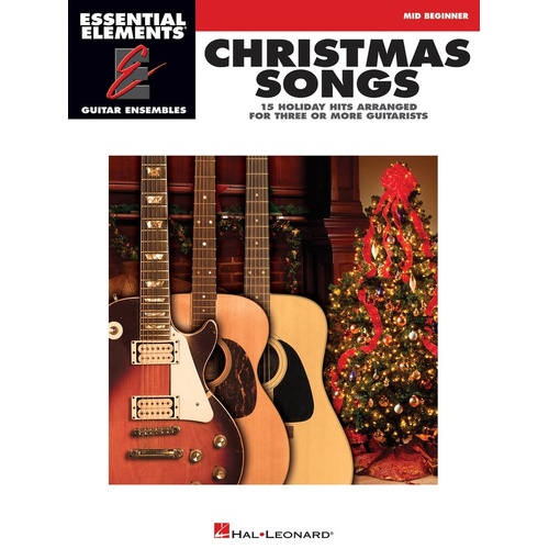 Christmas Songs Guitar Ensemble Essential Elements (Softcover Book)