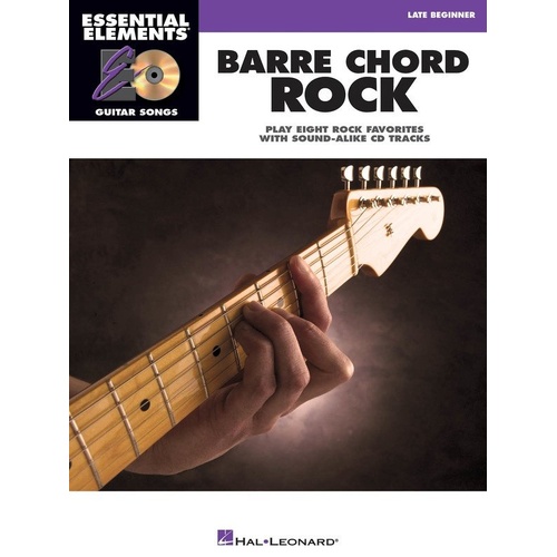 Barre Chord Rock Late Beginners Guitar Book/CD