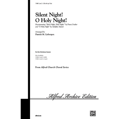 Silent Night SAB Choral Sheet Music