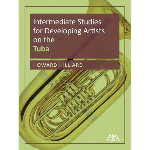 Intermediate Studies for Developing Artists on Tuba by Meredith Music, 48 Pages, Tuba Solo, Includes Classical and Jazz Etudes