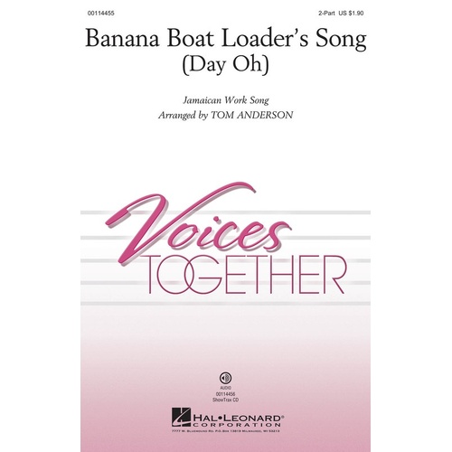 Banana Boat Loaders Song (Day Oh) 2Pt (Octavo)