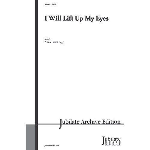 I Will Lift Up My Eyes SATB