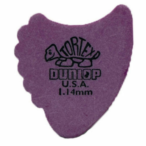 10 x Jim Dunlop Tortex Fins 1.14mm Gauge Guitar Picks 414R Free Shipping