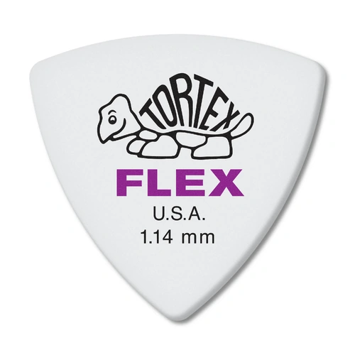 Jim Dunlop 1.14 Tortex Flex Tri Guitar Pick (Single)