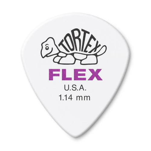 24 x Jim Dunlop Tortex Jazz III XL FLEX 1.14MM Gauge Guitar Picks 466R114 *NEW*