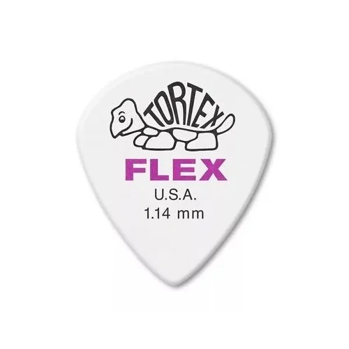 Jim Dunlop Tortex Flex Jazz III XL 1.14mm Guitar Pick (Single)