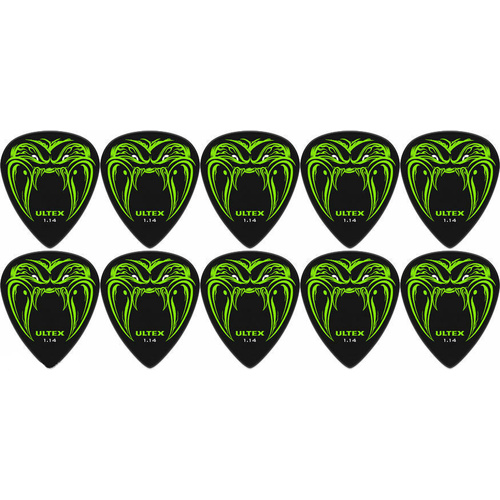 10 x Dunlop JAMES HETFIELD Black Fang 1.14mm Ultex Guitar Picks - Metallica
