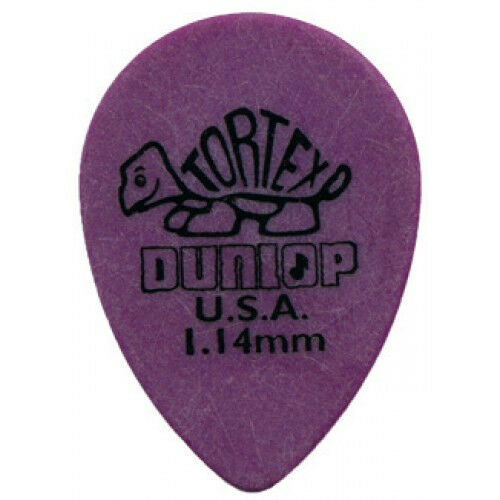 72 x Jim Dunlop Tortex Small Tear Drop 1.14MM Gauge Guitar Picks 423R
