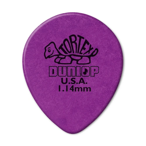 12x Jim Dunlop 1.14MM Tortex Teardrop Guitar Picks