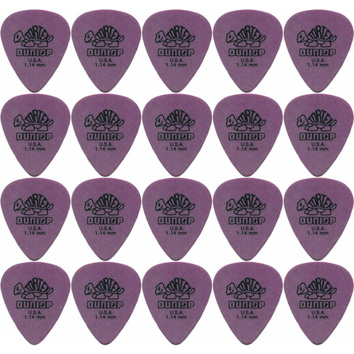 20 x Dunlop Tortex Standard 1.14MM Gauge Guitar Picks Free Post
