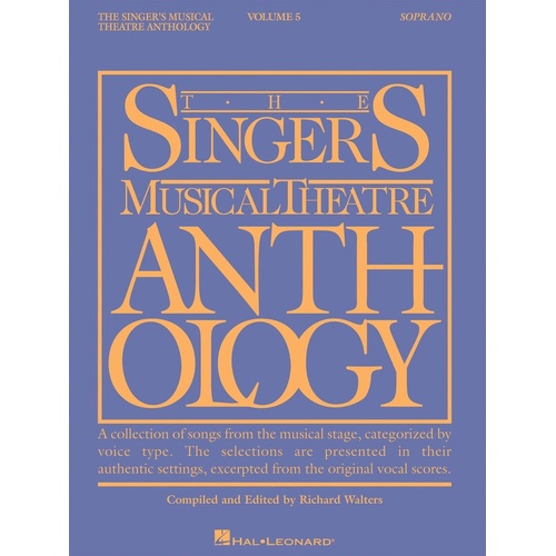 Singers Musical Theatre Anth V5 Soprano (Softcover Book)