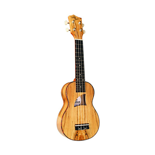 Eddy Finn Tenor Ukulele EF-24 Spalted Maple 24T Gloss Finish