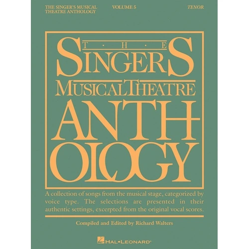 Singer's Musical Theatre Anthology Volume 5 Tenor Songbook