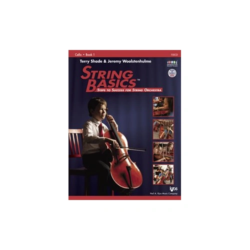 String Basics Book 1 Cello by Jeremy Woolstenhulme & Terry Shade, 48 Pages, Neil A. Kjos Music Company