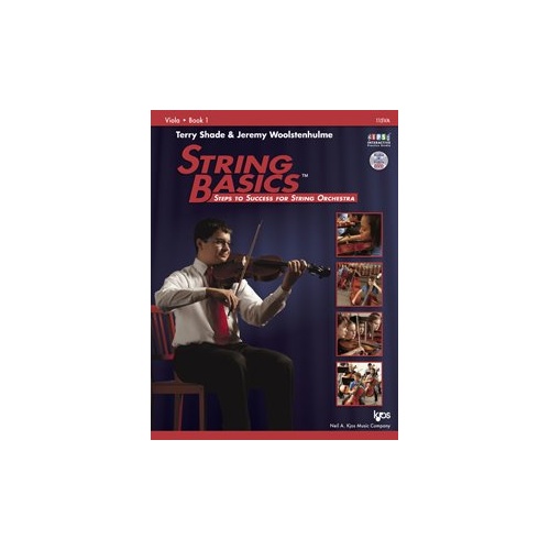String Basics Book 1 for Viola by Jeremy Woolstenhulme and Terry Shade, 48 Pages, Neil A. Kjos Music Company