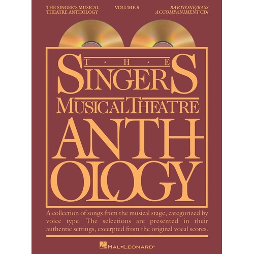 Singers Musical Theatre Anth V5 Bar Bass 2CDs (CD Only)