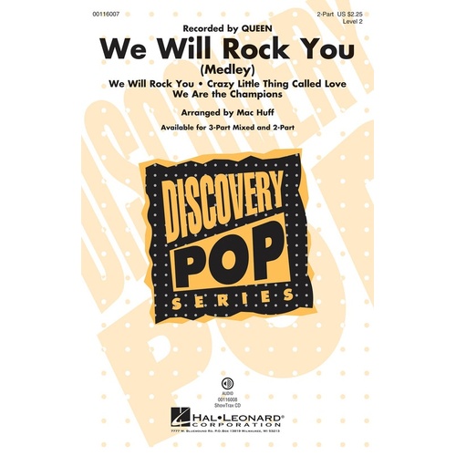 We Will Rock You (Medley) 2Pt (Octavo)