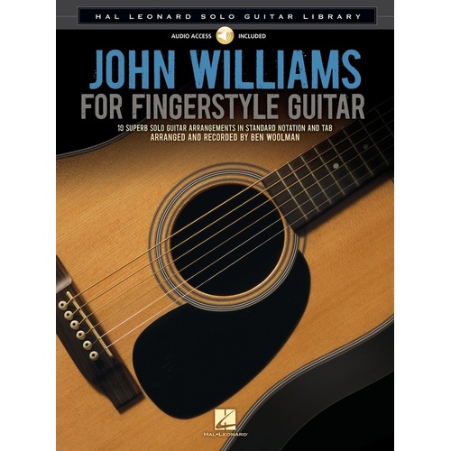 John Williams For Fingerstyle Solo Guitar Book/CD (Softcover Book/CD)