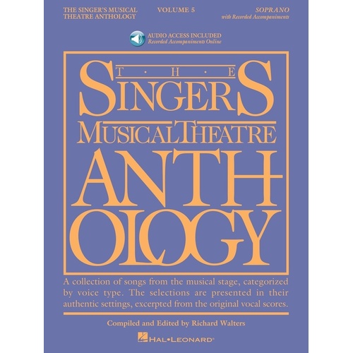 Singers Musical Theatre Anth V5 Sop Book/Online Audio (Softcover Book/Online Audio)
