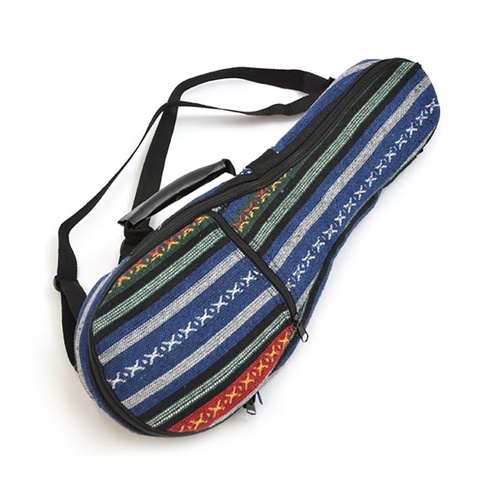 Eddy Finn Hippie Soprano Ukulele Bag with Detachable Straps and Accessory Pocket