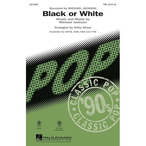 Black Or White Tbb (Octavo)