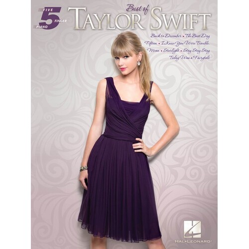 Best Of Taylor Swift Five Finger Piano (Softcover Book)