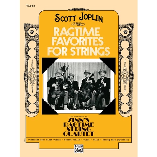 Ragtime Favorites Viola
