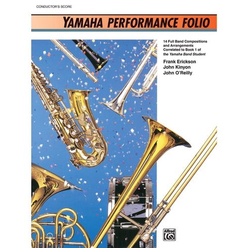 Yamaha Performance Folio Conductor Score