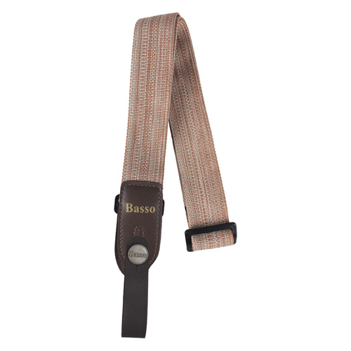 Basso Ukulele Strap - Rust UK-16, 4cm Wide, Adjustable Length 90cm to 1.4m