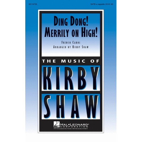 Ding Dong! Merrily On High! SATB A Cappella 