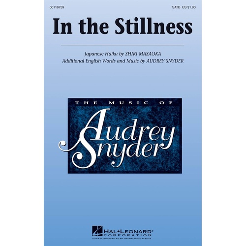 In The Stillness SATB (Octavo)
