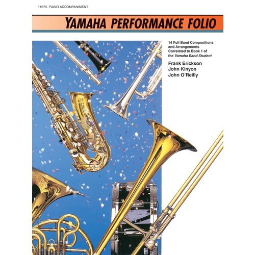 Yamaha Performance Folio Piano Accompaniment Sheet Music