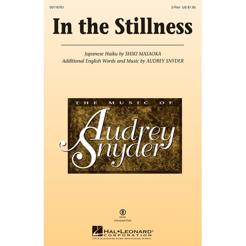 In The Stillness 2Pt (Octavo)