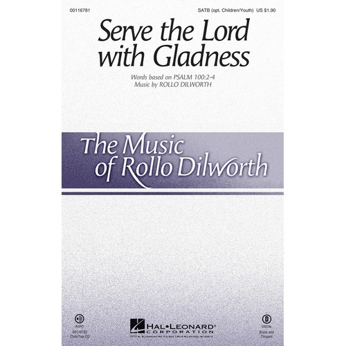 Serve The Lord With Gladness ChoirTrax CD (CD Only)