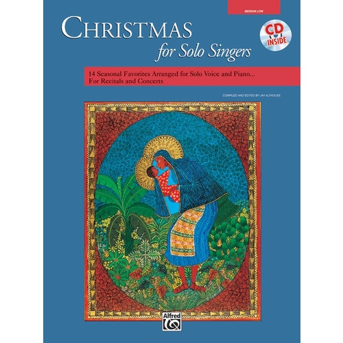 Christmas For Solo Singers Med/Low Book/CD
