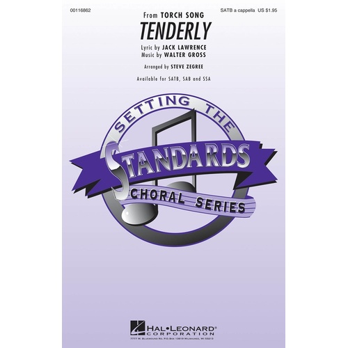 Tenderly SATB A Cappella (Octavo)