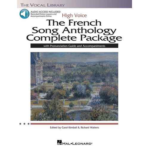 French Song Anthology Complete Package High Book/Online Audio (Softcover Book/Online Audio)