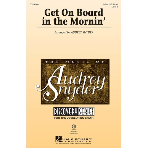 Get On Board In The Mornin 2Pt (Octavo)