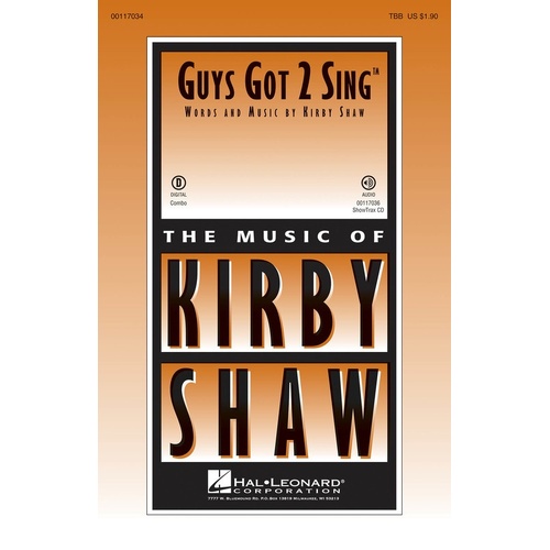 Guys Got 2 Sing ShowTrax CD (CD Only)