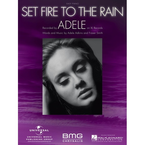 Set Fire To The Rain Easy Piano S/S (Sheet Music)