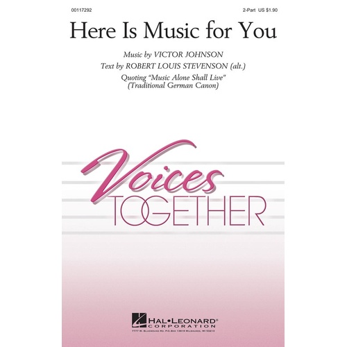 Here Is Music For You 2Pt (Octavo)