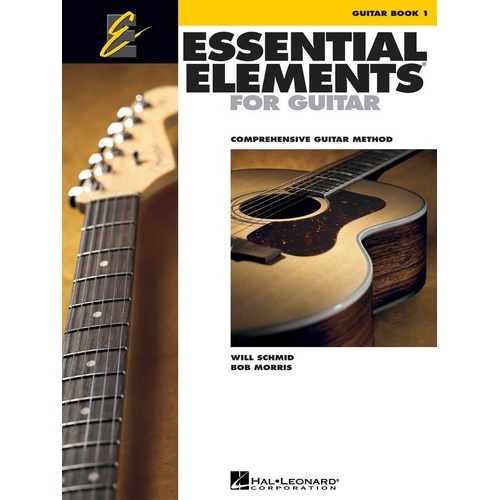Essential Elements for Guitar, Book 1 by Hal Leonard - 96 Pages, Guitar TAB Format